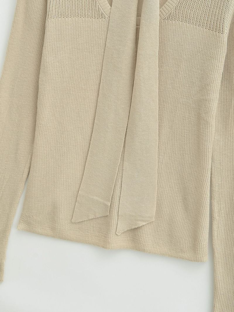 Selene Sheer Rib Scarf Knit
