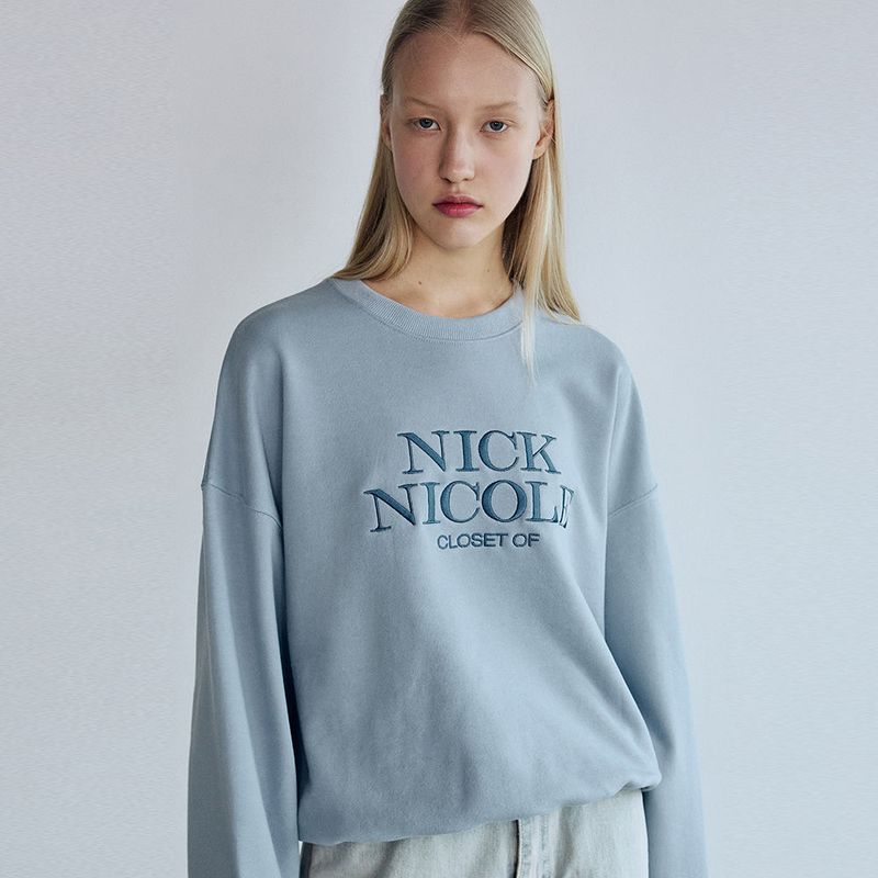 CLASIC LOGO SOFT SWEATSHIRT_SKY BLUE