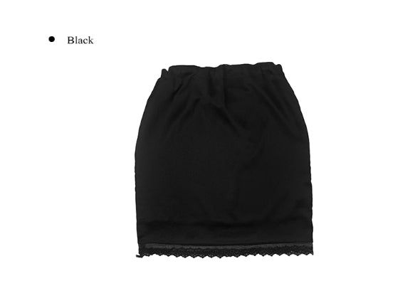 Oin Satin Lace Midi Skirt