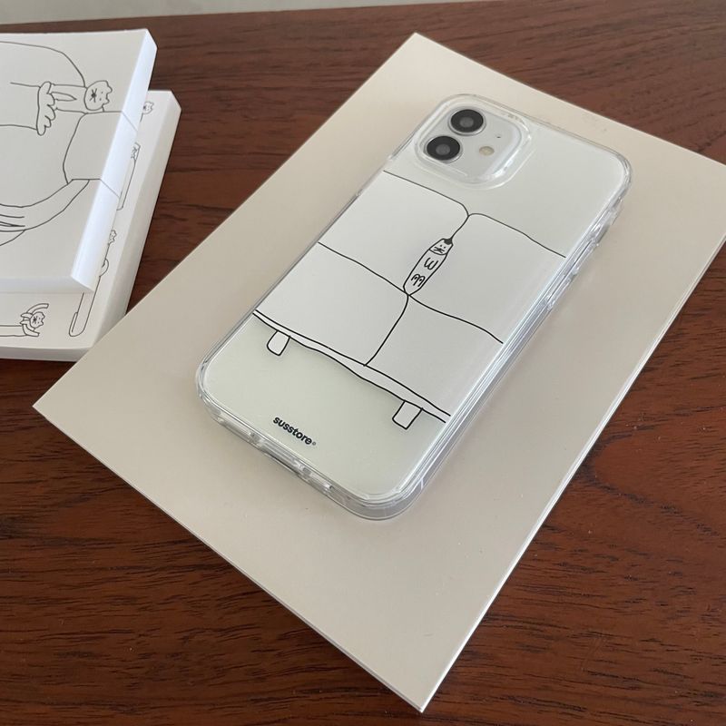 Cat stuck between sofas phone case