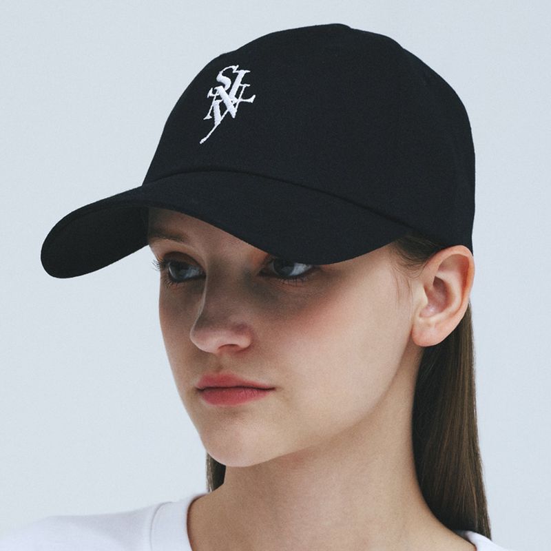 SERIF LAYERED SYMBOL CAP (BLACK)