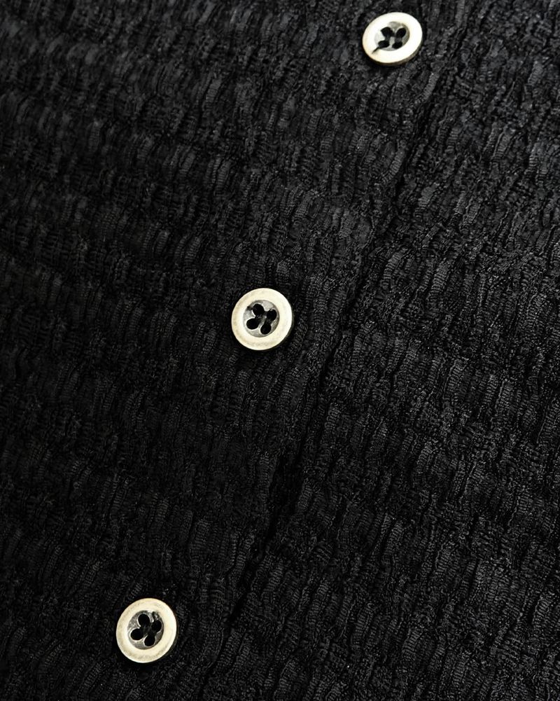 Boho Lace Cardigan Black