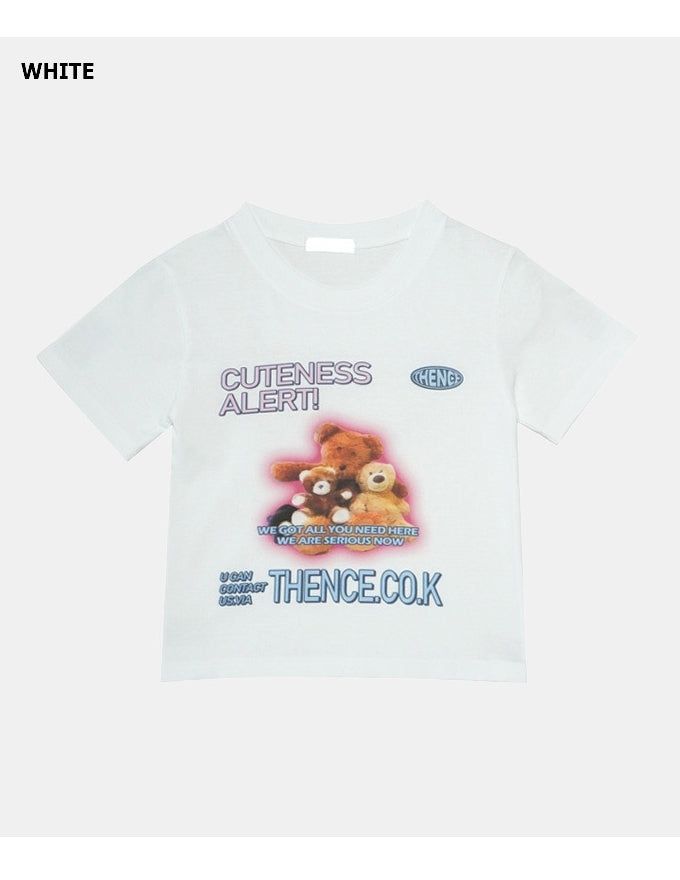 テディクロップドTシャツ
