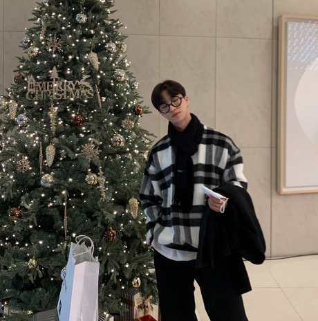 LOOKPLE（ルックプル）の「 Ninewood Wool Check Sweatshirt（Tops）」