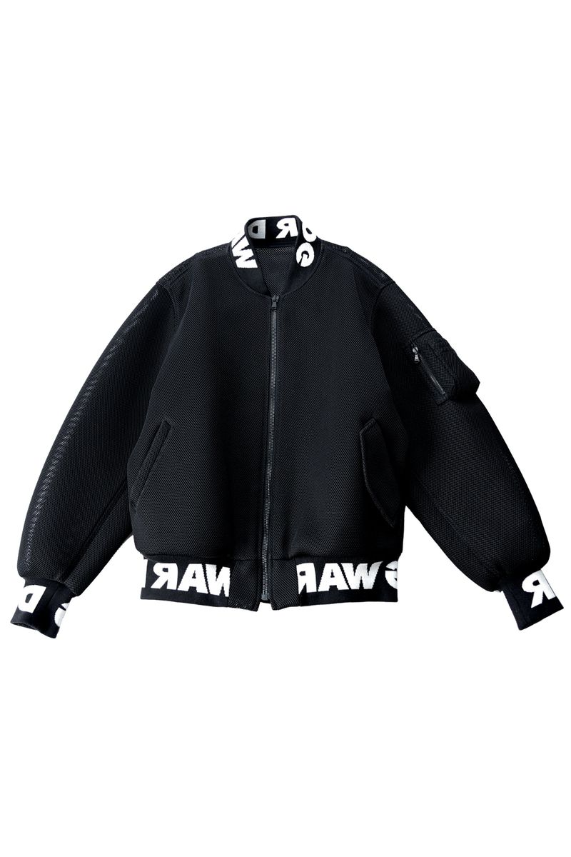 Net Bomber Jacket