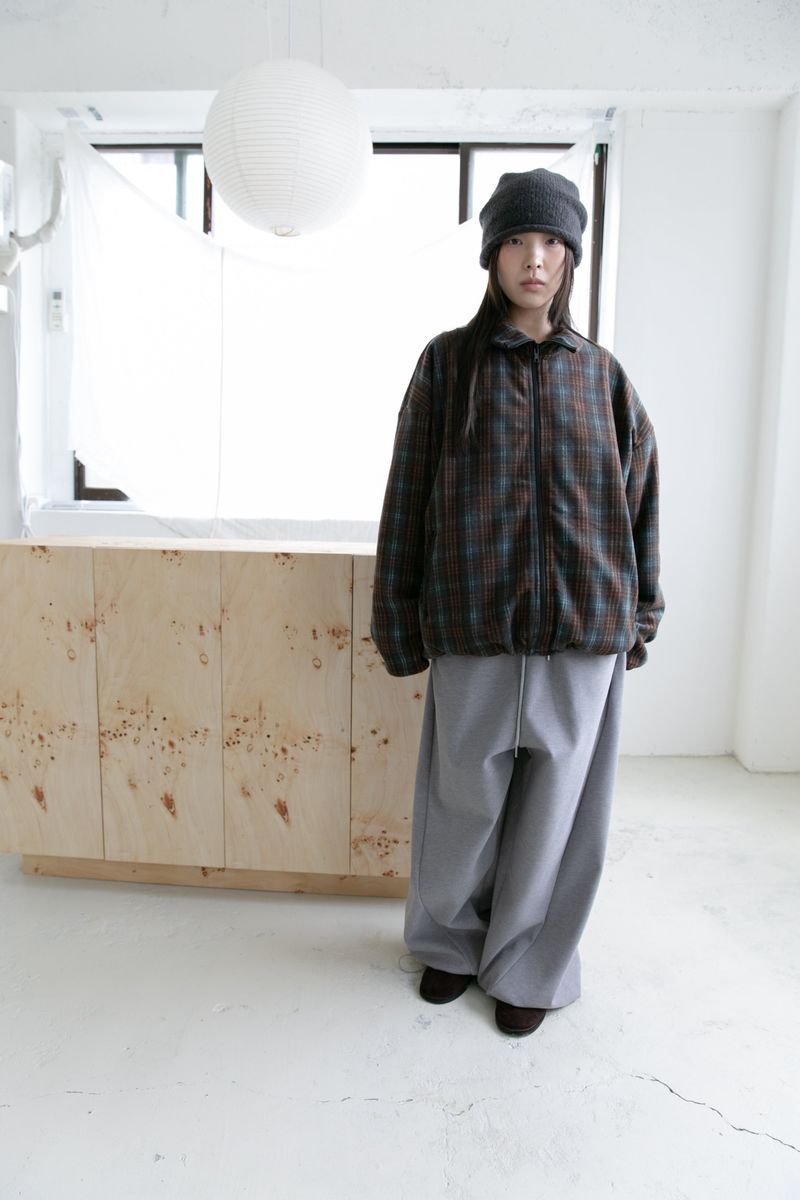 fluff curved sweatpants(2colors)