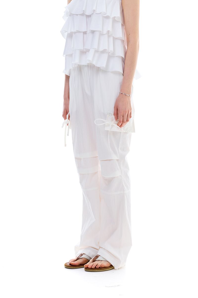 BREEZE BOOTSCUT PANTS / WHITE