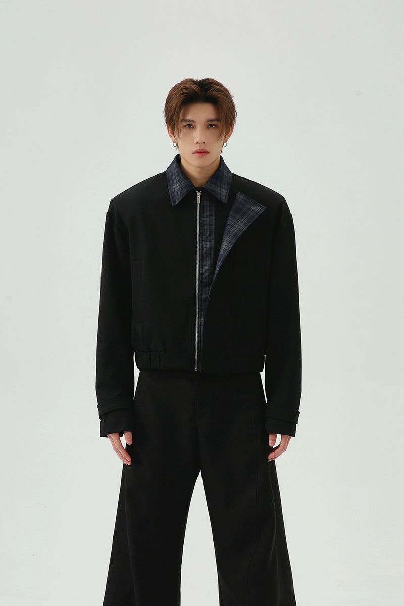 TURNTIDE（ ターンタイド）の「Vintage Plaid Cropped Jacket（Jackets/Outerwear）」