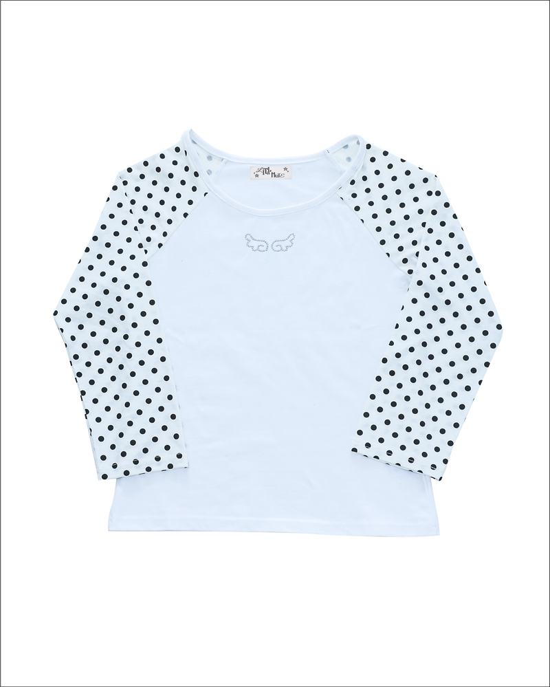 dotwing raglanT(white)