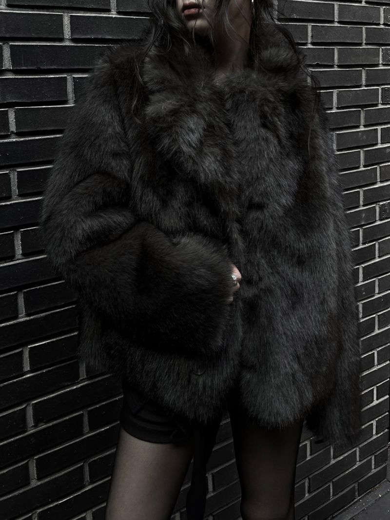 reversible fur mustang jacket (2color)