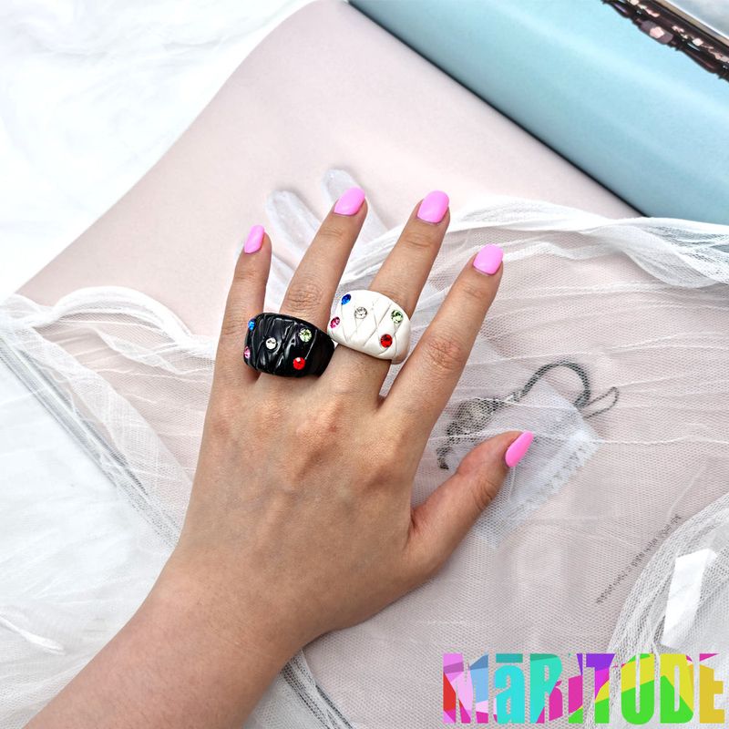 MATELASSE RINGS (2COLOR)