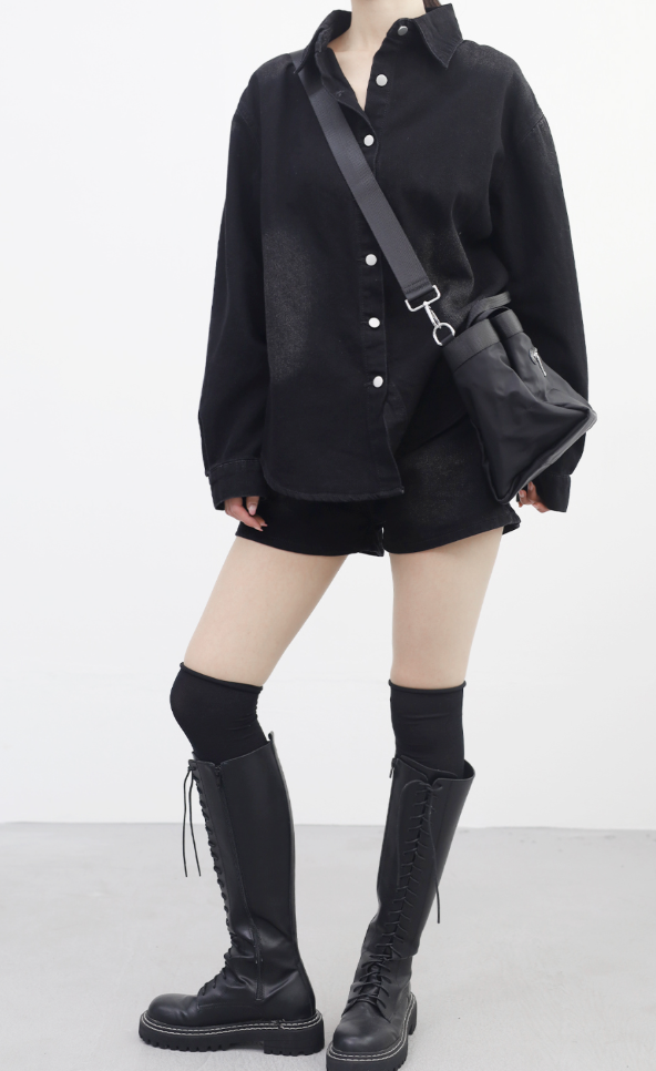 Paet Vintage Washing Jacket + Washing Shorts Set