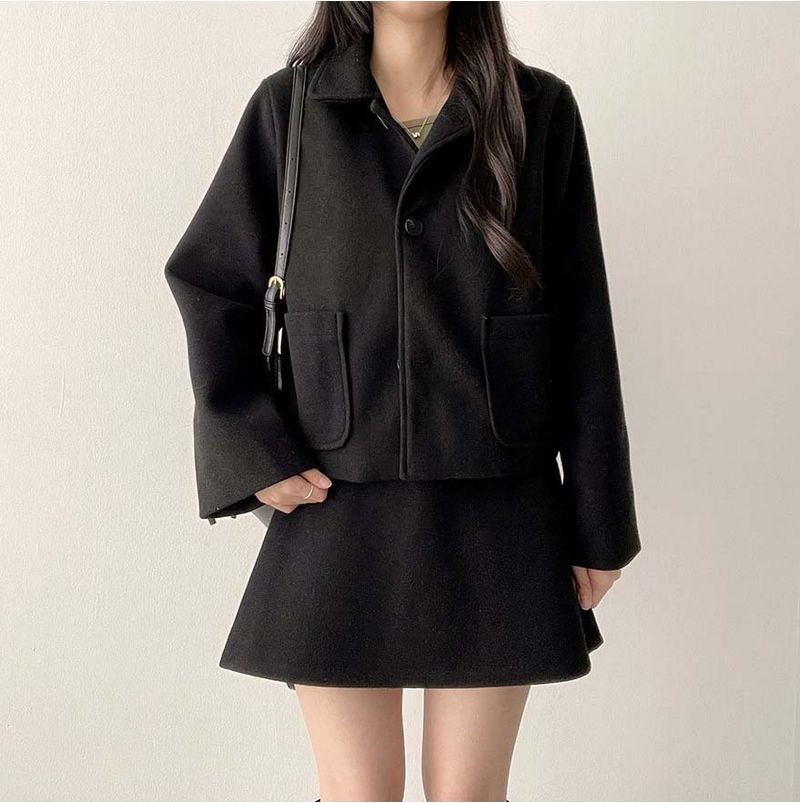 Rein pocket short coat jacket