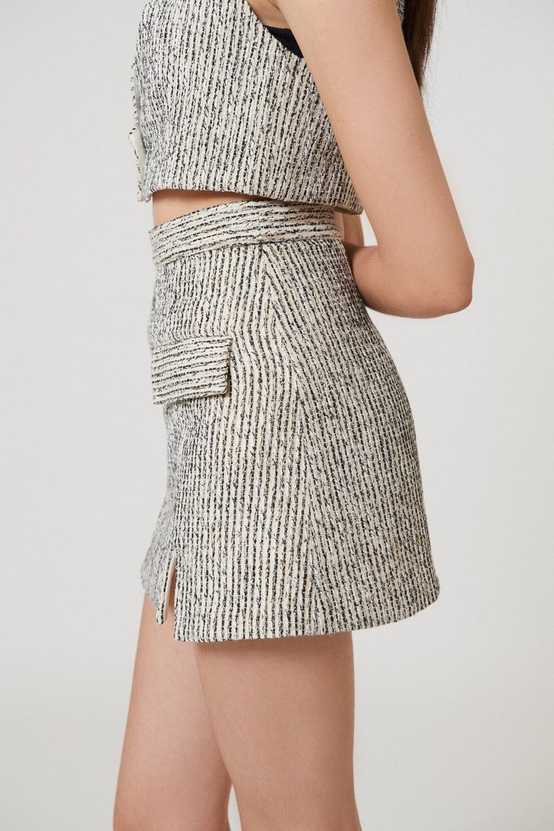 EVIE holly SKIRT CREAM