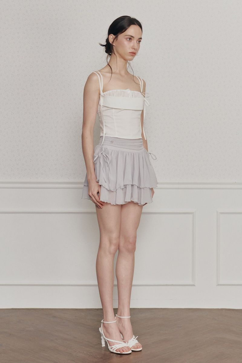 HEART RIBBON TOP (SS ver.) ivory