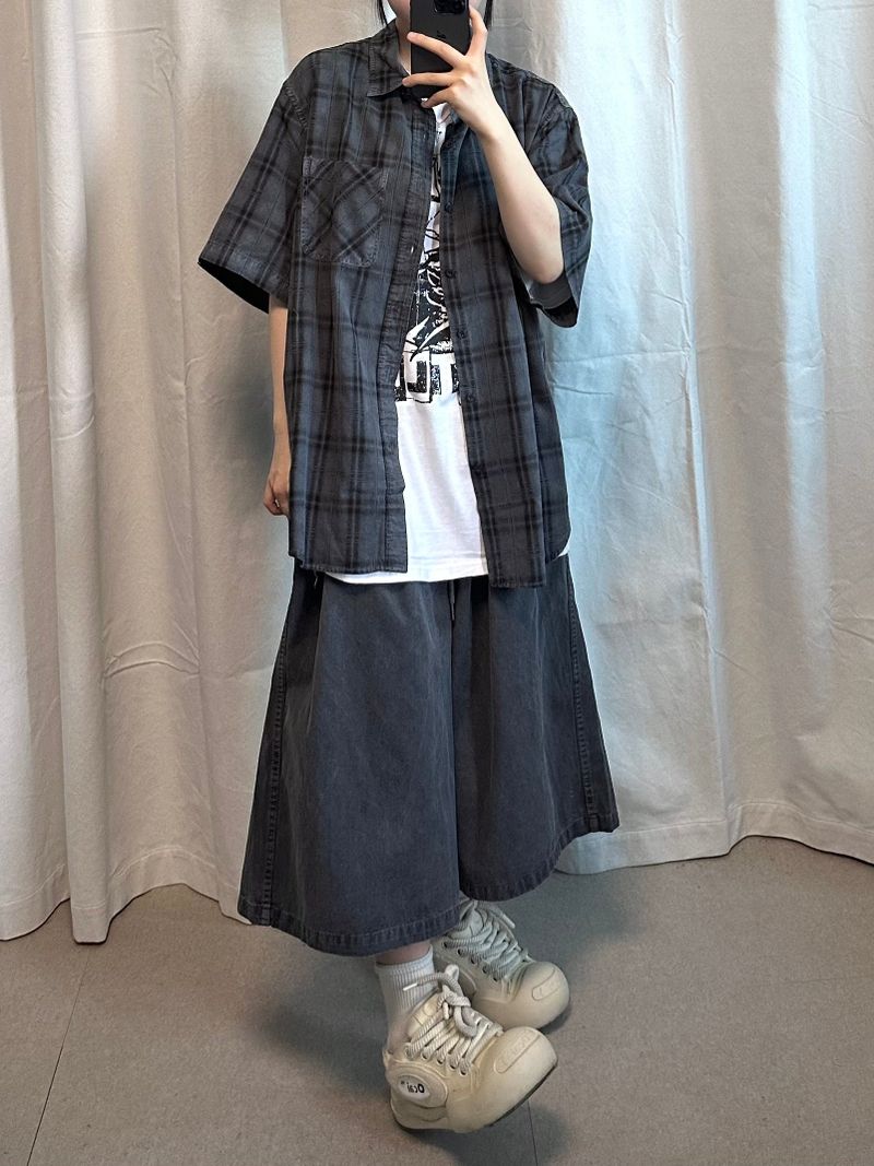 pigment wide shorts