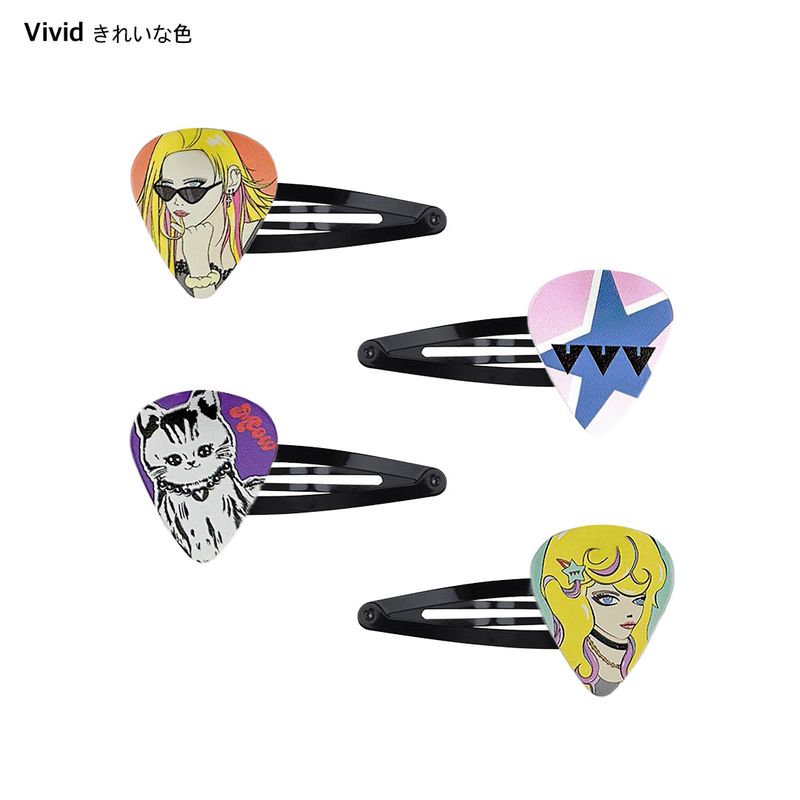 VVV（ブイブイブイ）の「[SET] Funky Logo Pick Hairpin _ MX（Hair Accessories）」