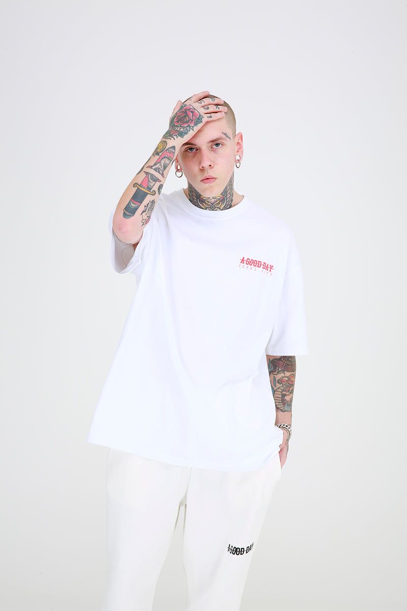 A GOOD DAY(ア グッドデイ)の「SEOUL CITY TSHIRTS (WHITE(Tops)」