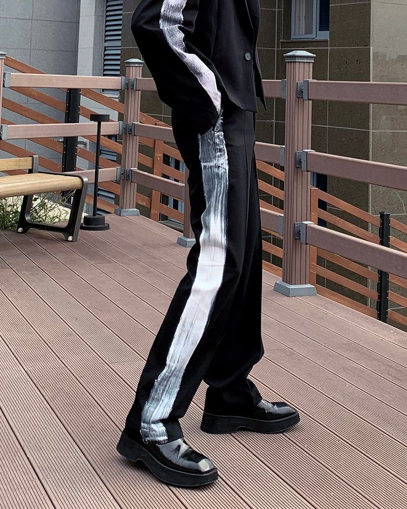 COZINESS（コジネス）の「MO Raon Painting Straight Slacks (Set - Up)（Pants）」