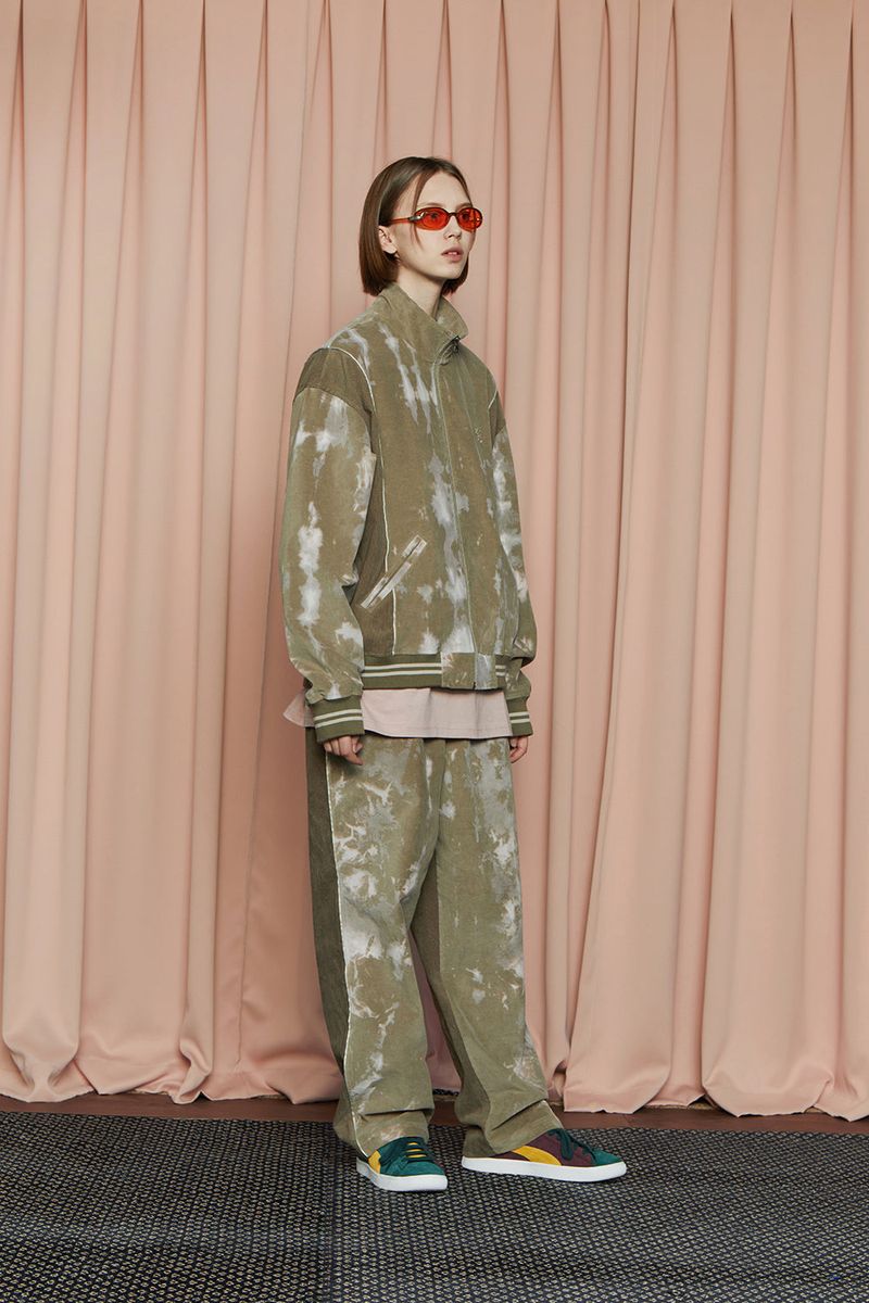 VELOUR CORDUROY BLOUSON / KHAKI