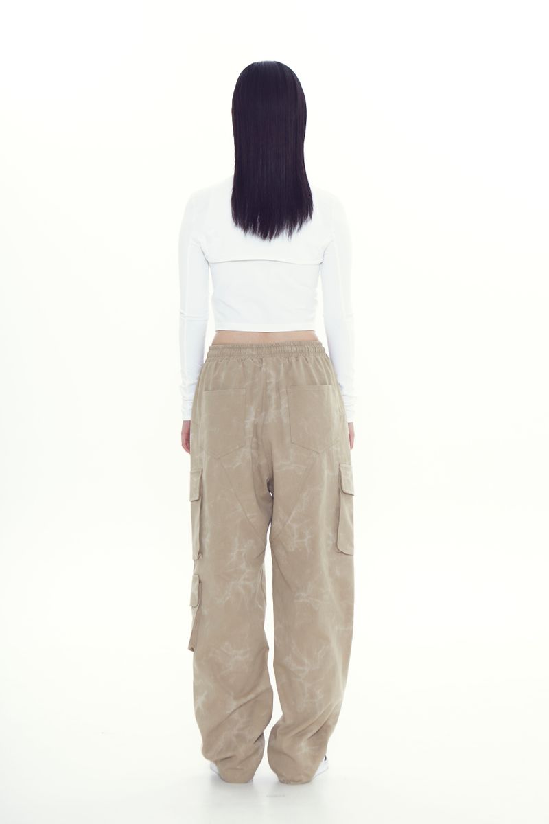 unbalance tiedye cargo pants_be