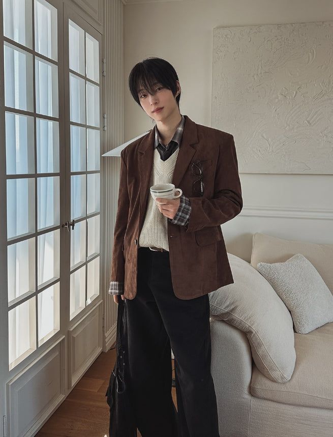 Arc Curved Wide Cotton Pants