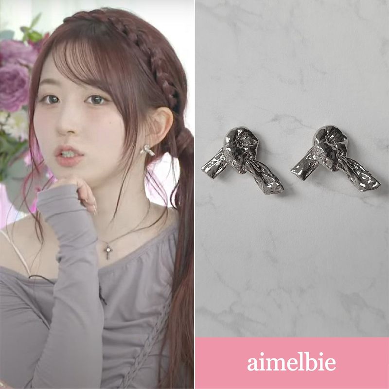 aimelbie（アイメルビー）の「ビンテージノットピアス-銀（アクセサリー）」