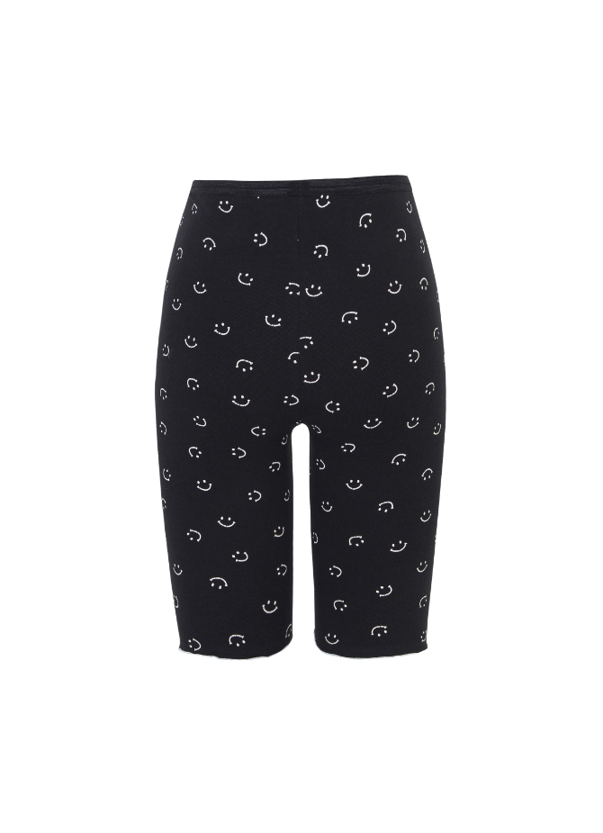 smile leggings black