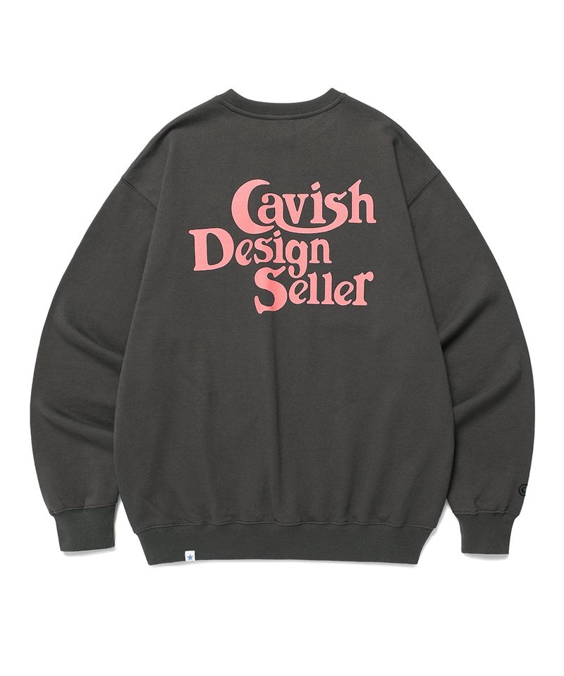 cavish（カビシ）の「SELLER LOGO SWEATSHIRT CHARCOAL(CV2EFUM441A)（Tops）」