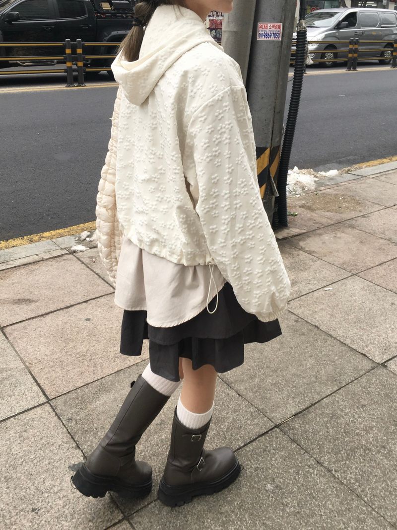 Mute Unbalanced Layered Skirt (3c)