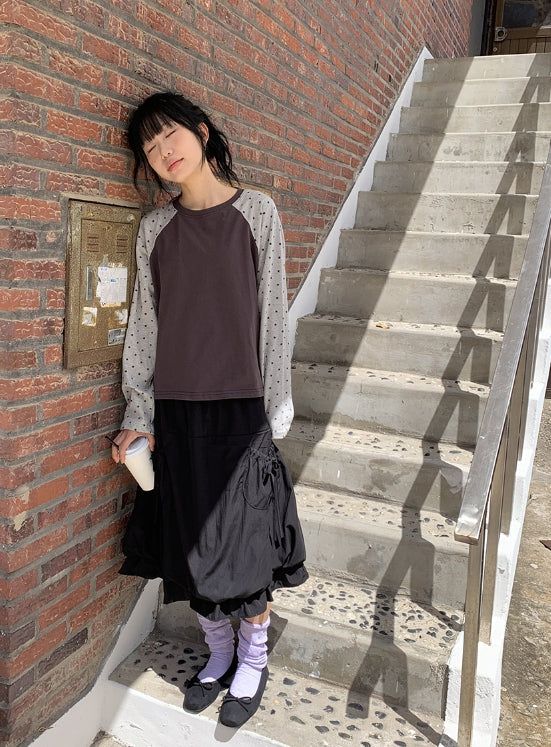 Laris Banding See-Through Knee Socks