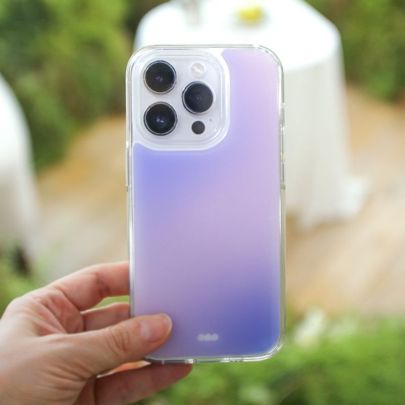 【MADE】Gradient translucent Jelly hard Phone case