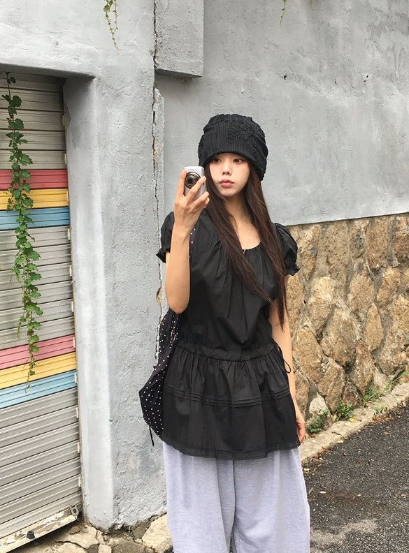 ビーン ピンタック リベット ワイド トレーニング パンツ