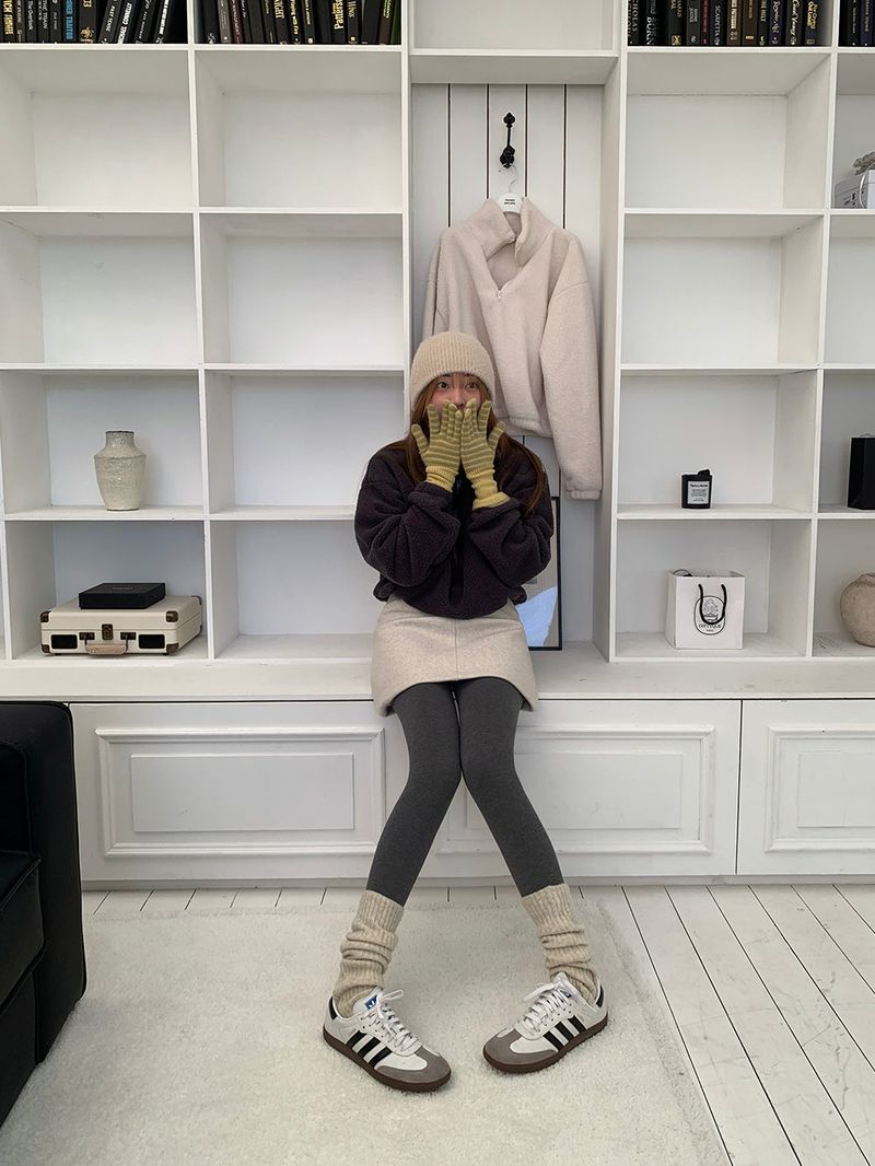 [MADE] MEMBER FLEECE HALF ZIP-UP