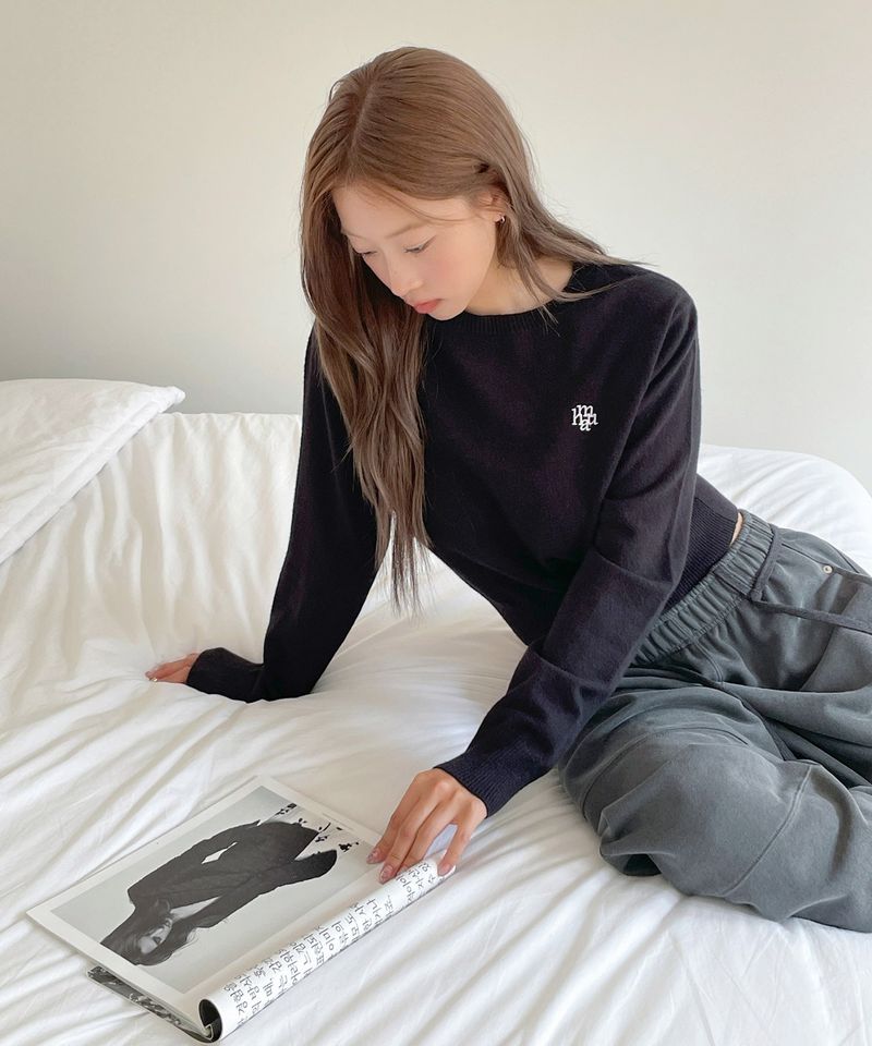 STITCH LOGO BASIC KNIT