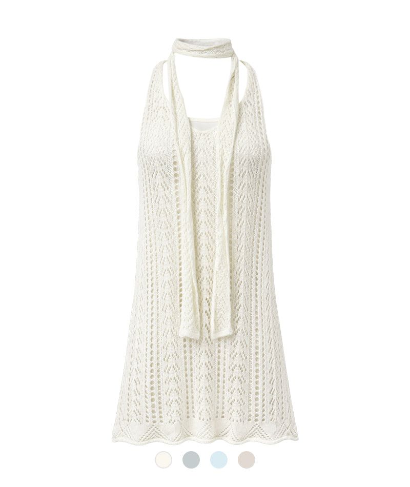 Cozy&Kitsch(コージーアンドキッチ)の「Pure Mood Lace Knit Dress(Dresses)」