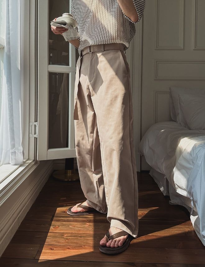 2PLAN(ツープラン)の「Coachit belt wide pants(Pants)」