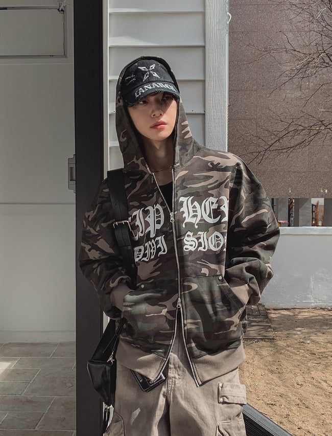 Cypher Camo Hoodie Zip-Up