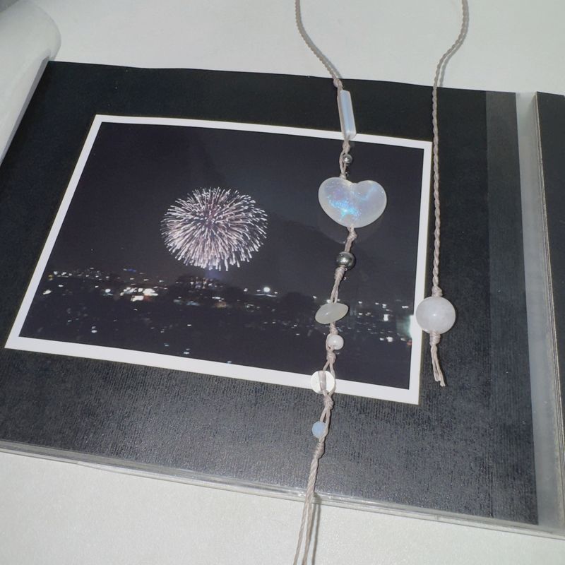 pale heart bookmark