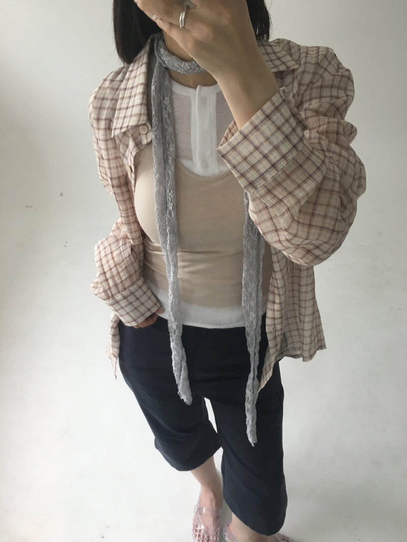Shuel Lace Scarf (2color)