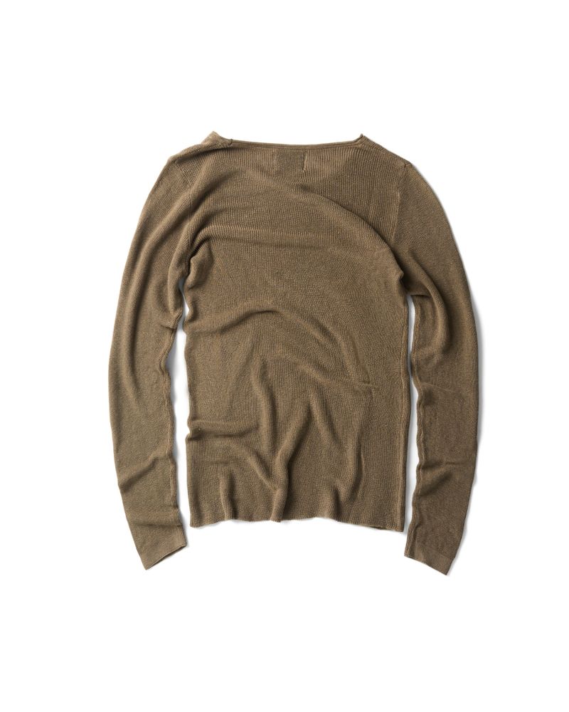 KNIT OLIVE LONG SLEEVES
