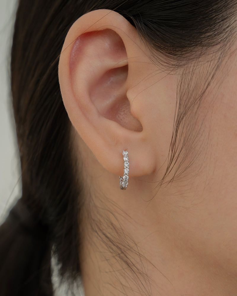 NORMALLEE（ノーマリー）の「[White Gold] ウィンクルワンタッチピアス（アクセサリー）」