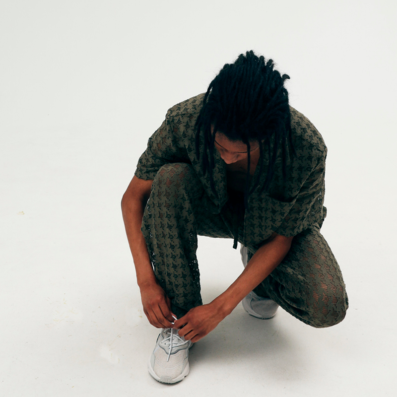 KHAKI KNIT PANTS