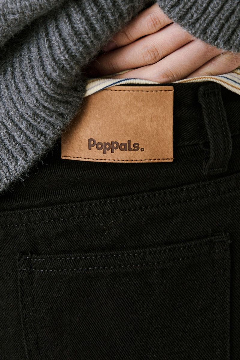 Pintuck Bootcut Pants [Black]