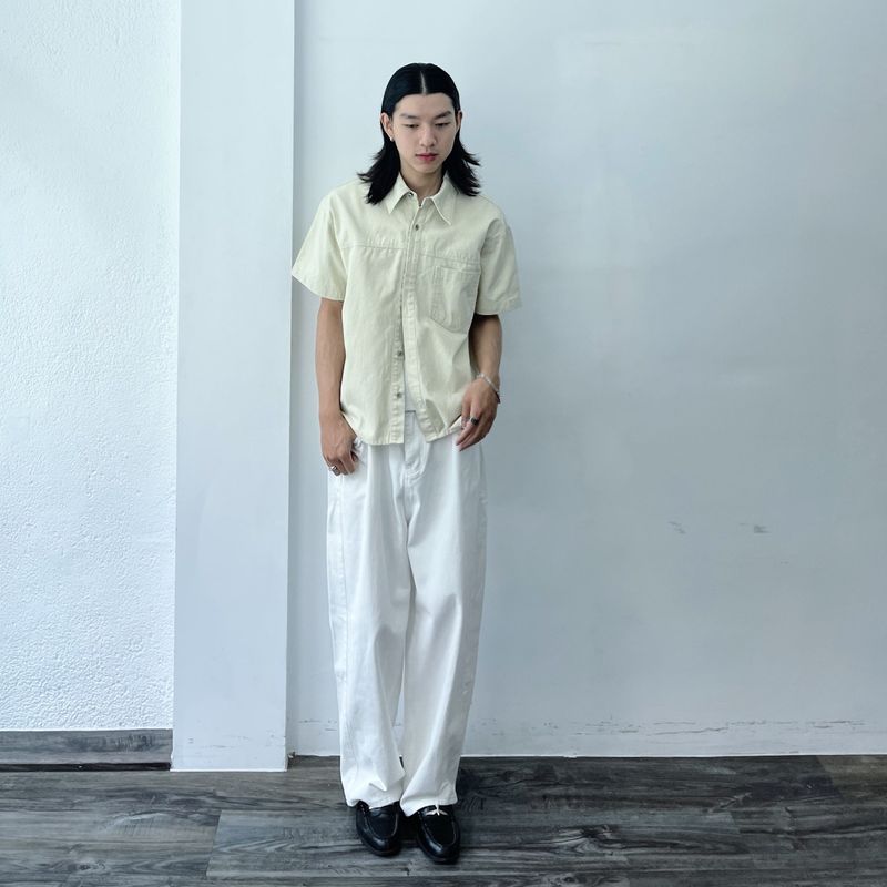 Mist Beige Utility Shirt