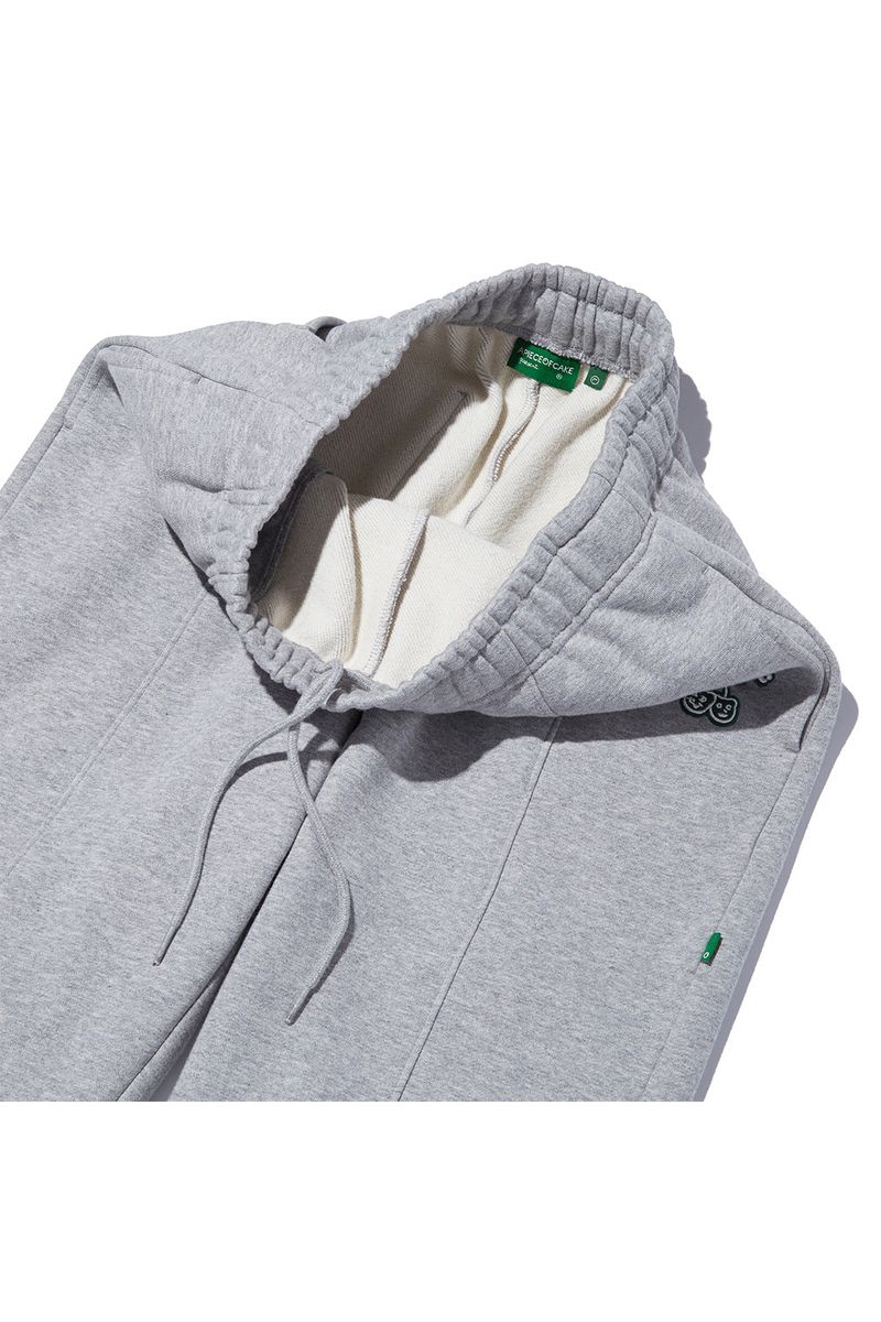 Cherry Bear Track Pants_Grey
