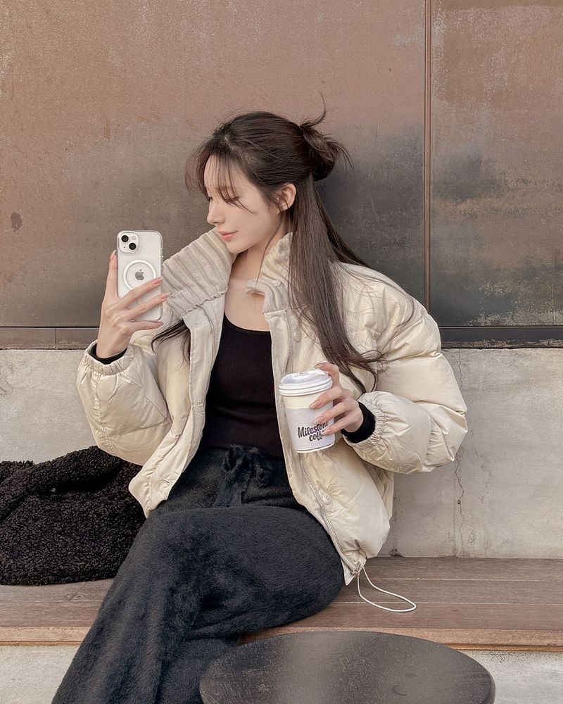 MAYBINS（メイビンス）の「Knit high neck padding（Jackets/Outerwear）」