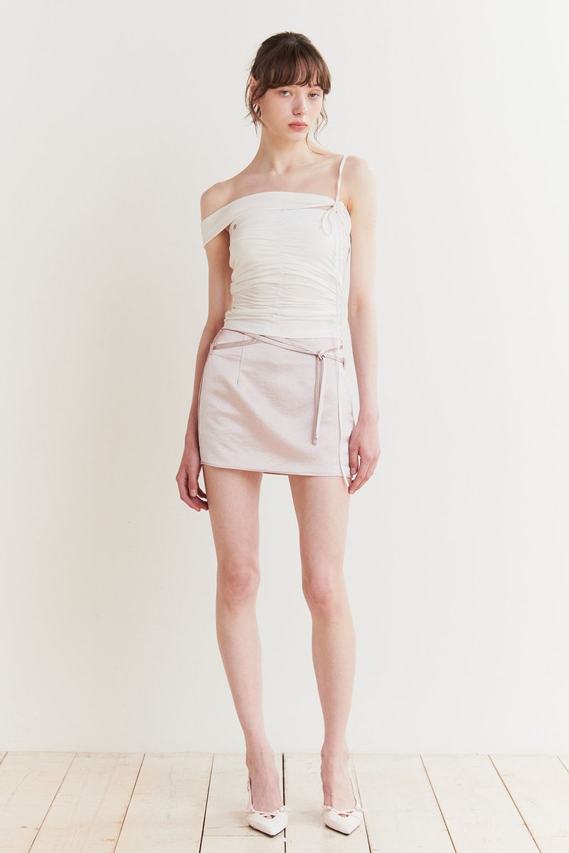 FAIRY HALTER TOP white