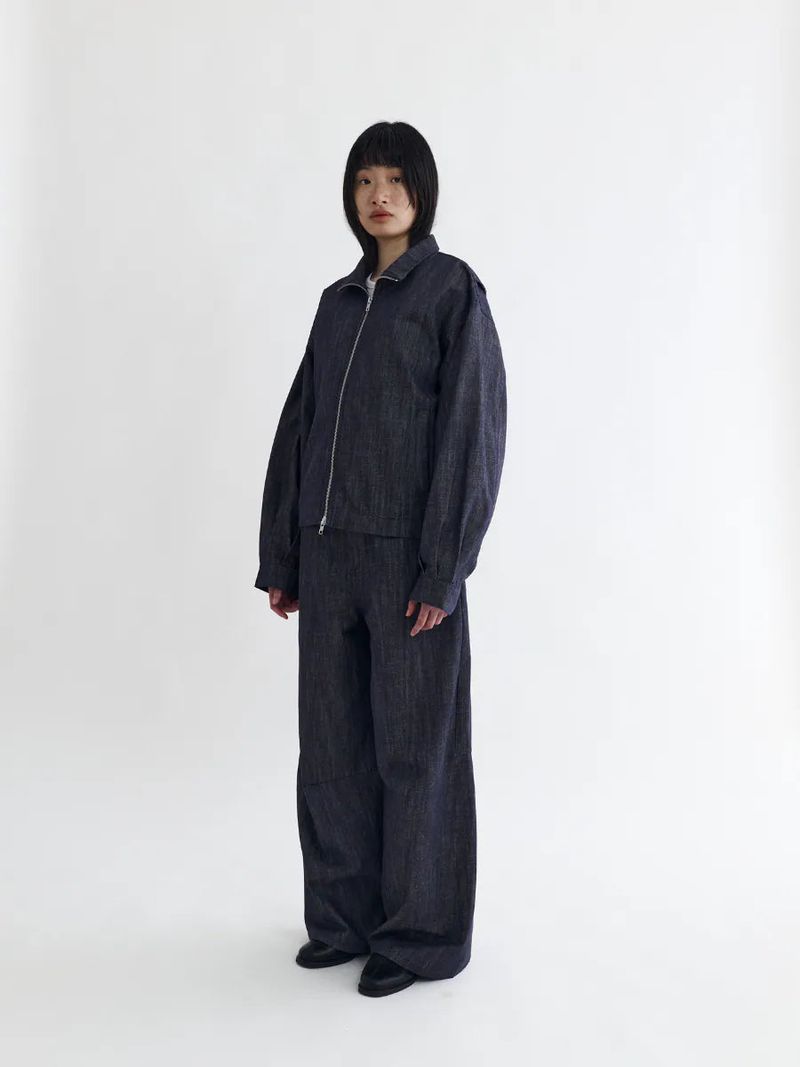26SS JT3 Stand-Collar Denim Jacket