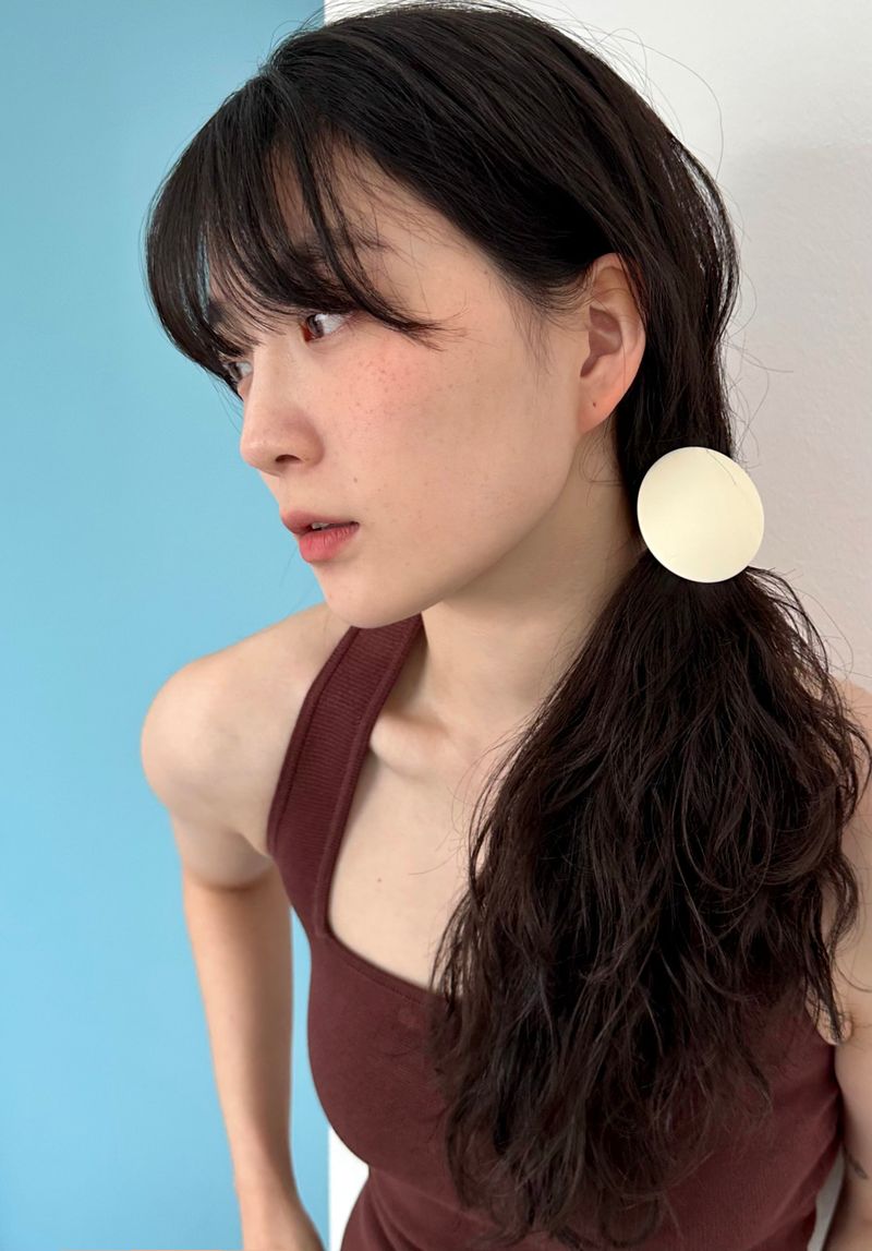 geegee（ジジ）の「ワンアクリリックヘアストラップ（ヘアアクセサリー）」